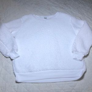 White Teddy Bear Crewneck Sweatshirt
